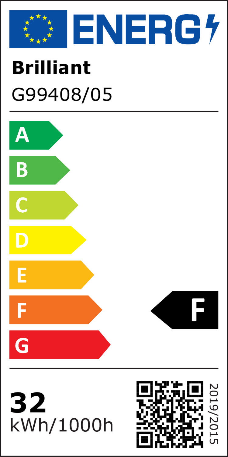 Brillant Plafonnier LED RGBW à intensité variable ELLERY LED 37W 230V