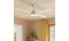 Eglo - Ventilateur de plafond LED à intensité variable  LED/20W/230V + télécommande blanc