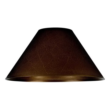 Abat-jour de rechange E14 210x110 mm marron foncé