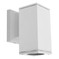 Aigostar - Applique murale extérieure 1xGU10/230V blanc IP65 carré