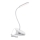Aigostar - Lampe de table à intensité variable avec pince LED/2,5W/5V blanc