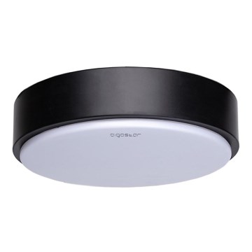 Aigostar - plafonnier LED LED/12W/230V 6500K diam. 23 cm noir