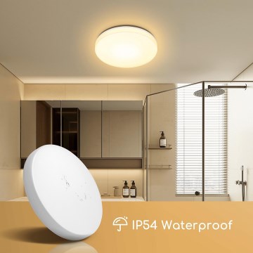 Aigostar - Plafonnier salle de bain LED/18W/230V 3000K IP54