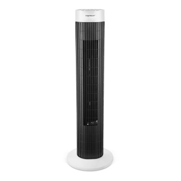 Aigostar - Ventilateur colonne 45W/230V noir/blanc