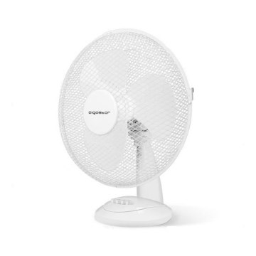 Aigostar - Ventilateur de table 35W/230V 34 cm blanc