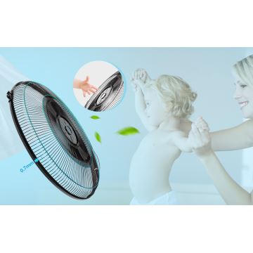 Aigostar - Ventilateur sur pied avec brumisateur 95W/230V noir/gris + télécommande