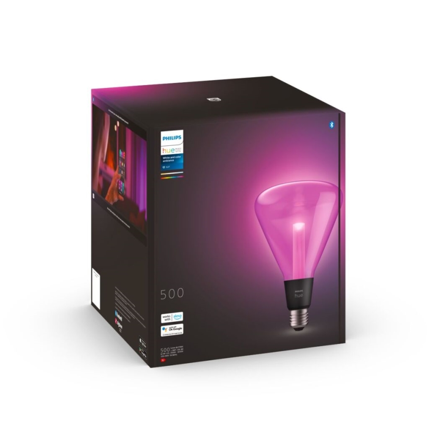 Ampoule à intensité variable LED RGBW Philips Hue White And Color Ambiance E27/6,5W/230V 2000-6500K
