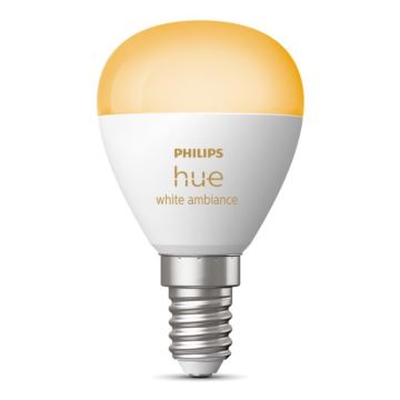 Ampoule à intensité variable LED Philips Hue WHITE AMBIANCE P45 E14/5,1W/230V 2200-6500K
