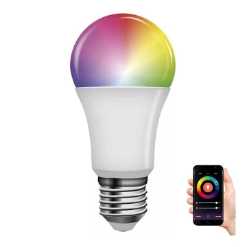 Ampoule à intensité variable LED RGB GoSmart A60 E27/9W/230V 2700-6500K Wi-Fi Tuya