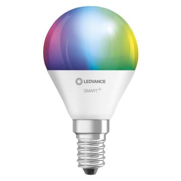 Ampoule à intensité variable LED RGB SMART+ E14/5W/230V 2700K-6500K Wi-Fi - Ledvance