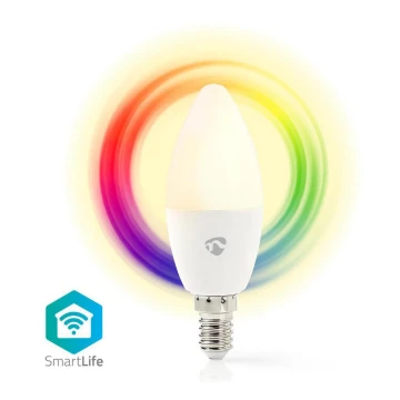 Ampoule à intensité variable LED RGB Smartlife E14/4,5W/230V Wi-Fi 2700K