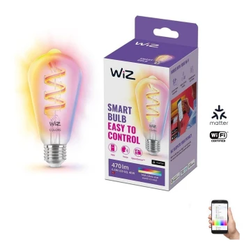 Ampoule à intensité variable LED RGBW ST64 E27/6,3W/230V 2200-6500K Wi-Fi - WiZ