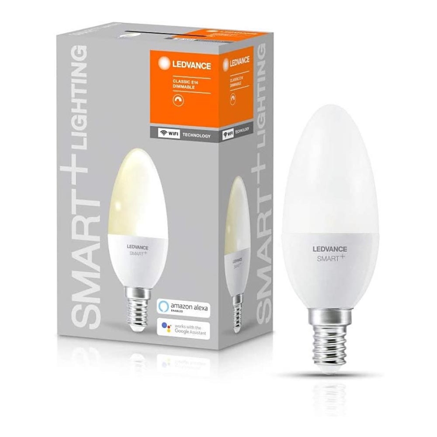 Ampoule à intensité variable LED SMART+ E14/5W/230V 2700K Wi-Fi - Ledvance