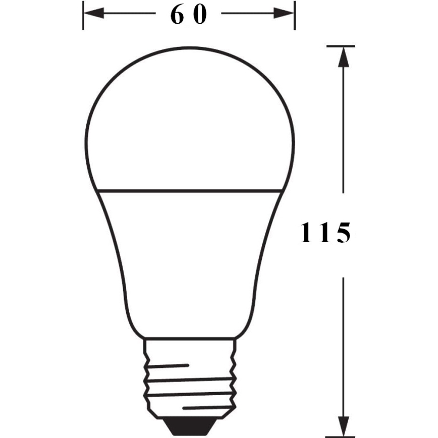 Ampoule à intensité variable LED SMART+ E27/9W/230V 2700K-6500K