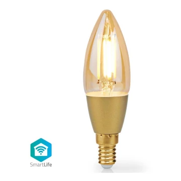 Ampoule à intensité variable LED Smartlife E14/4,9W/230V 1800-3000K Wi-Fi Tuya