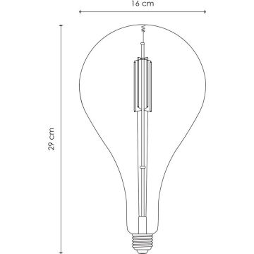 Ampoule à intensité variable LED VINTAGE EDISON E27/4W/230V 2700K CRI 90