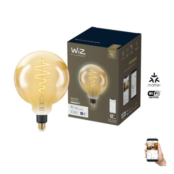 Ampoule à intensité variable LED VINTAGE FILAMENT G200 E27/6W/230V 2000-5000K CRI 90 Wi-Fi - WiZ