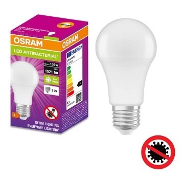Ampoule antibactérienne LED A100 E27/13W/230V 4000K - Osram