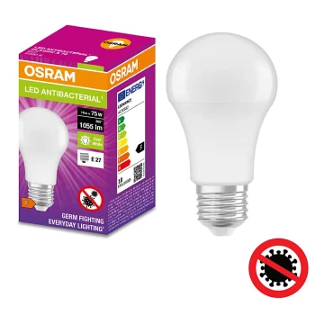 Ampoule antibactérienne LED A75 E27/10W/230V 4000K - Osram