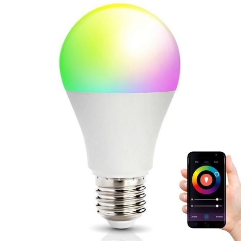 Wifi Smart Led Ampoule Dimmable Lampe 14w Rgb C + w E27 Changement de  couleur 2700k-6500k Tuya Smart App Control Travailler avec Alexa Google
