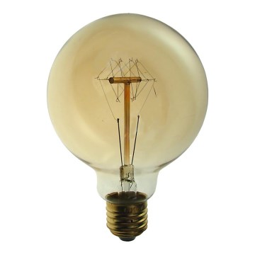 Ampoule décorative industrielle à intensité variable SELEBY G95 E27/60W/230V 2200K