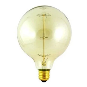 Ampoule décorative industrielle à intensité variable VINTAGE G125 E27/40W/230V 2000K