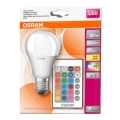 Ampoule dimmable LED RGB STAR+ A60 E27/9W/230V 2700K - Osram