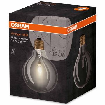 Ampoule halogène VINTAGE E27/20W/230V 2700K - Osram