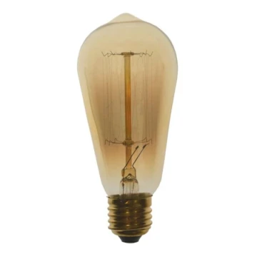 Ampoule industrielle décorative à intensité variable SELEBY ST58 E27/60W/230V 2200K