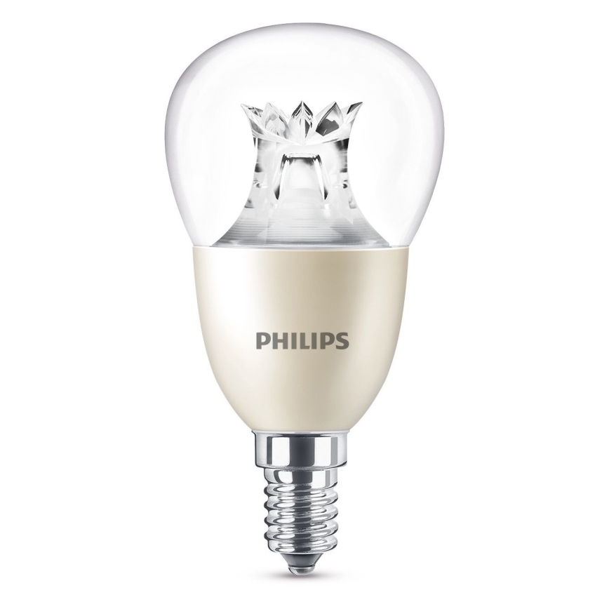 Ampoule LED à intensité variable Philips Warm Glow E14/8W/230V 2200K-2700K