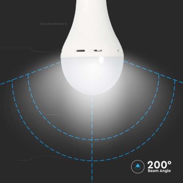 Ampoule LED avec mode d'urgence A70 E27/9W/230V 4000K