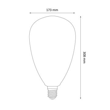 Ampoule LED DECO VINTAGE S173 E27/4W/230V 1800K
