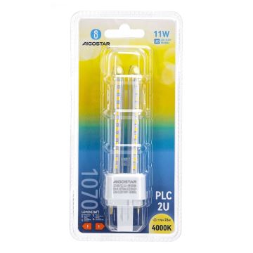 Ampoule LED G24D-3/11W/230V 4000K - Aigostar