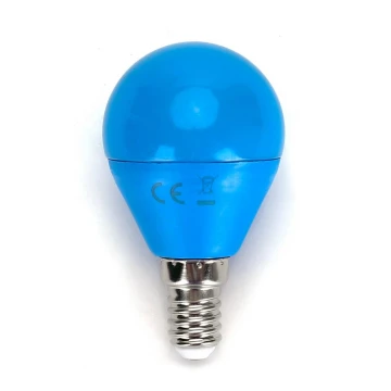 Ampoule LED G45 E14/4W/230V bleue - Aigostar