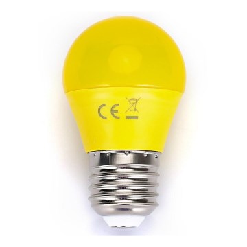 Ampoule LED G45 E27/4W/230V jaune - Aigostar