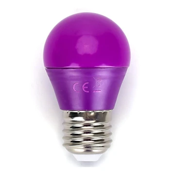 Ampoule LED G45 E27/4W/230V violette - Aigostar