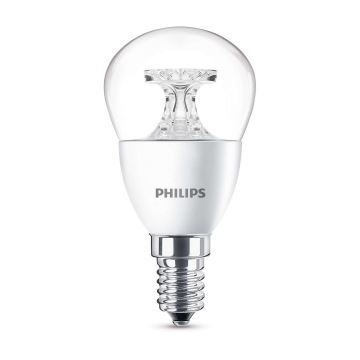 Ampoule LED Philips E14/4W/230V - LUSTER transparent