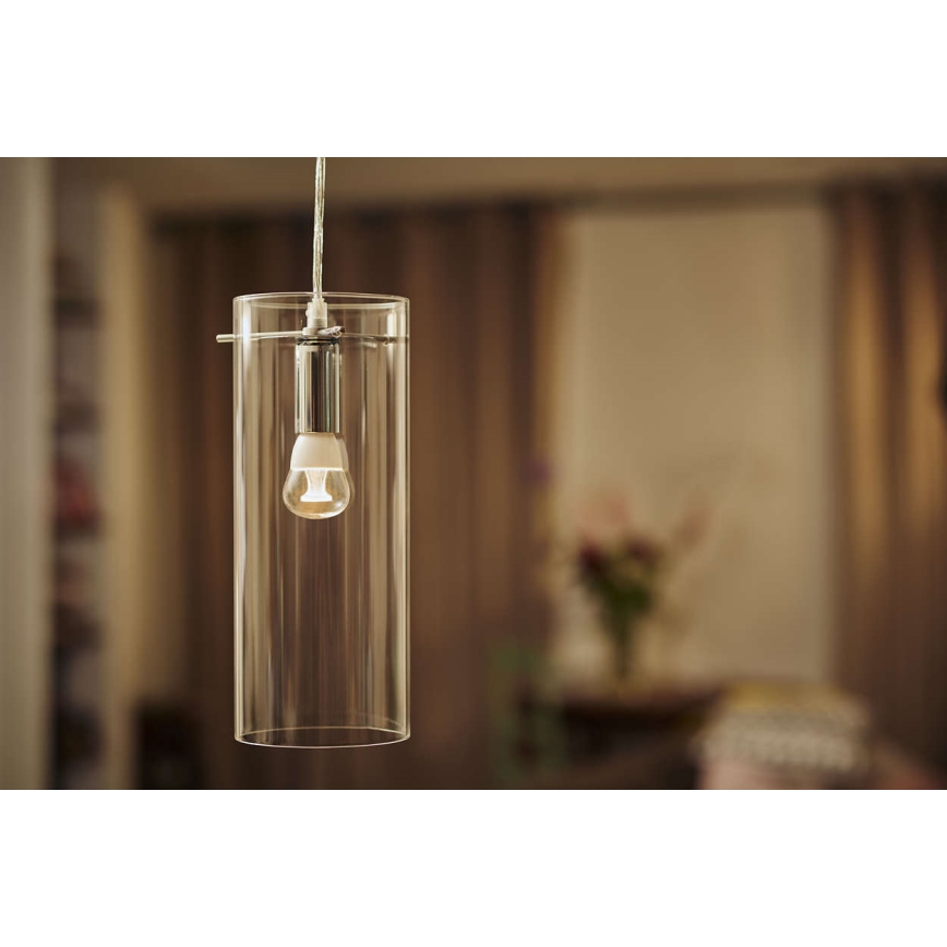 Ampoule LED Philips E14/4W/230V - LUSTER transparent