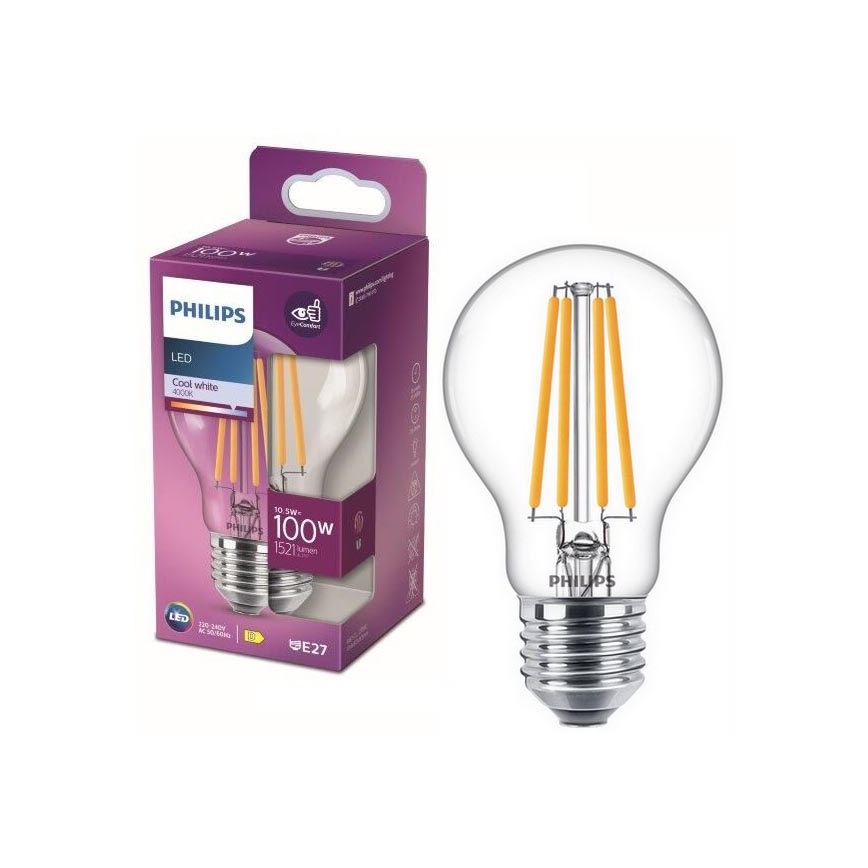 Ampoule LED Philips E27/10,5W/230V 4000K