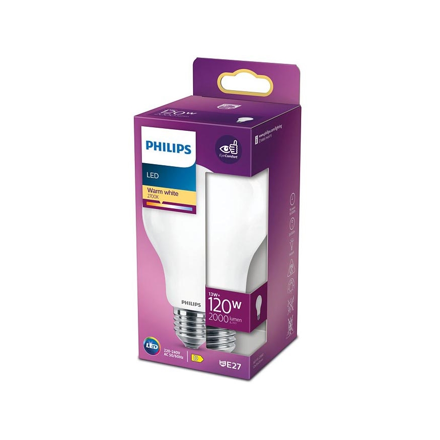 Ampoule LED Philips E27/13W/230V 2700K