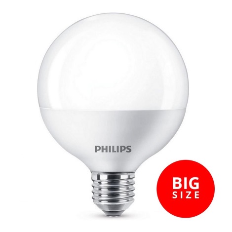 Ampoule LED Philips G95 E27/8,5W/230V 6500K