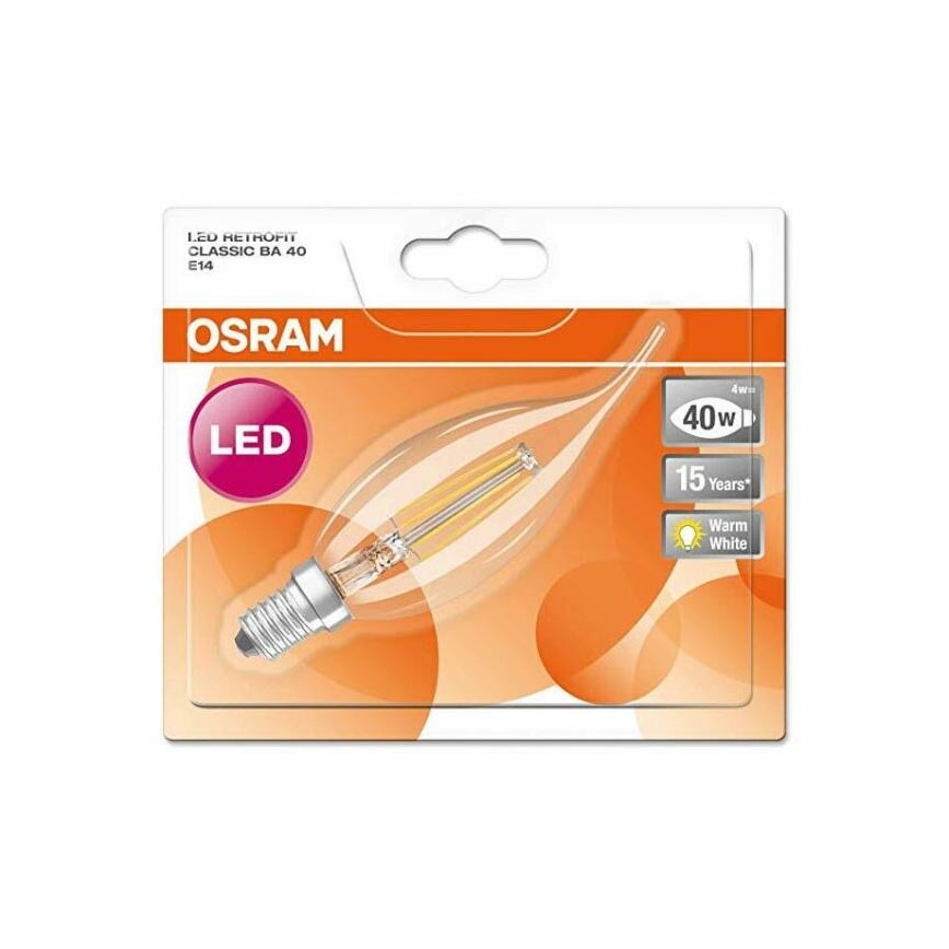 Ampoule LED RETROFIT E14/4W/230V 2700K - Osram