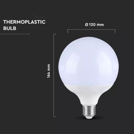 Ampoule LED E27 18W G120 Globe