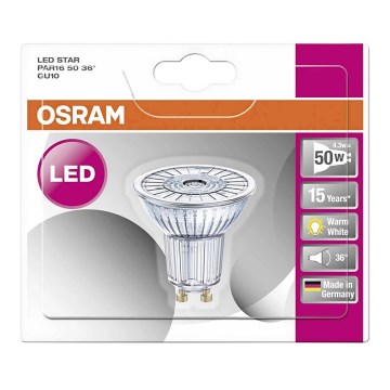 Ampoule LED STAR GU10/4,3W/230V 2700K - Osram