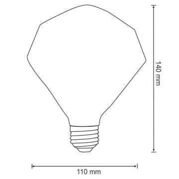 Ampoule LED VINTAGE AMBER E27/4W/230V 2700K