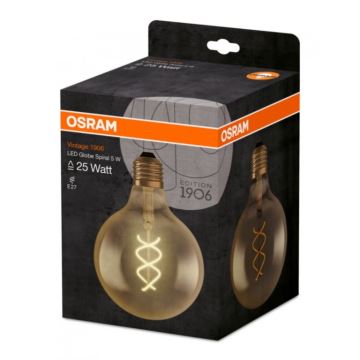 Ampoule LED VINTAGE G125 E27/5W/230V 2000K - Osram