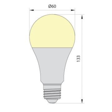 Ampoule LEDSTAR ECO A65 E27/20W/230V 4000K