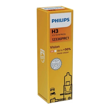Ampoule pour voiture Philips VISION 12336PRC1 H3 PK22s/55W/12V 3200K
