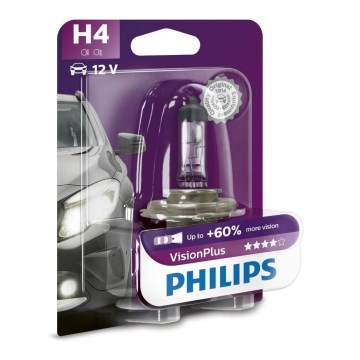 Ampoule pour voiture Philips VISION PLUS 12342VPB1 H4 P43t-38/55W/12V