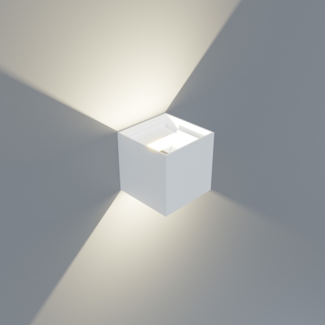 Lampe extérieure cube avec télécommande